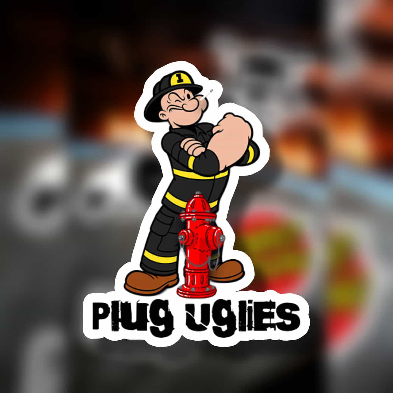 Plug Ugly Sticker