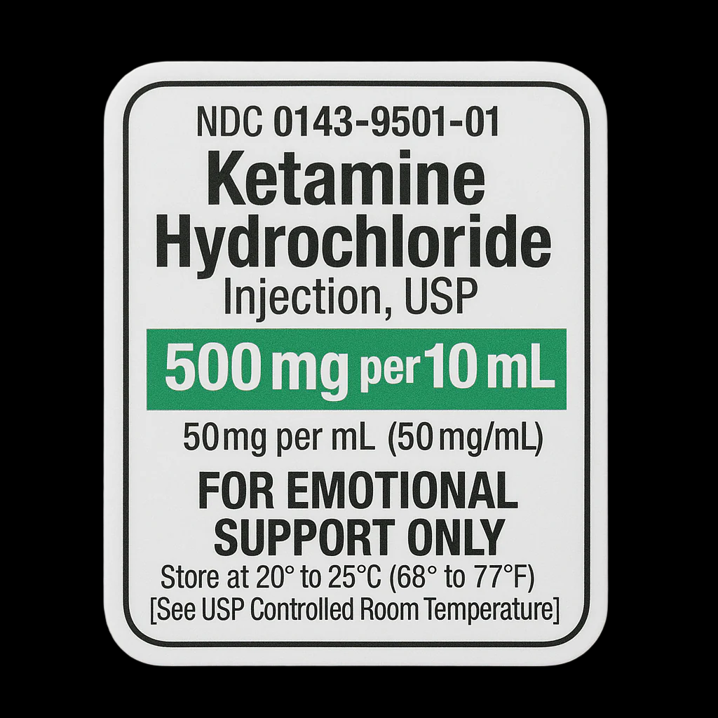 Ketamine Humor Sticker