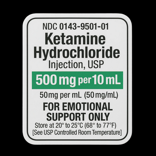 Ketamine Humor Sticker