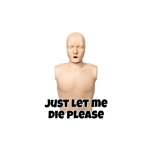 Let Me Die Sticker