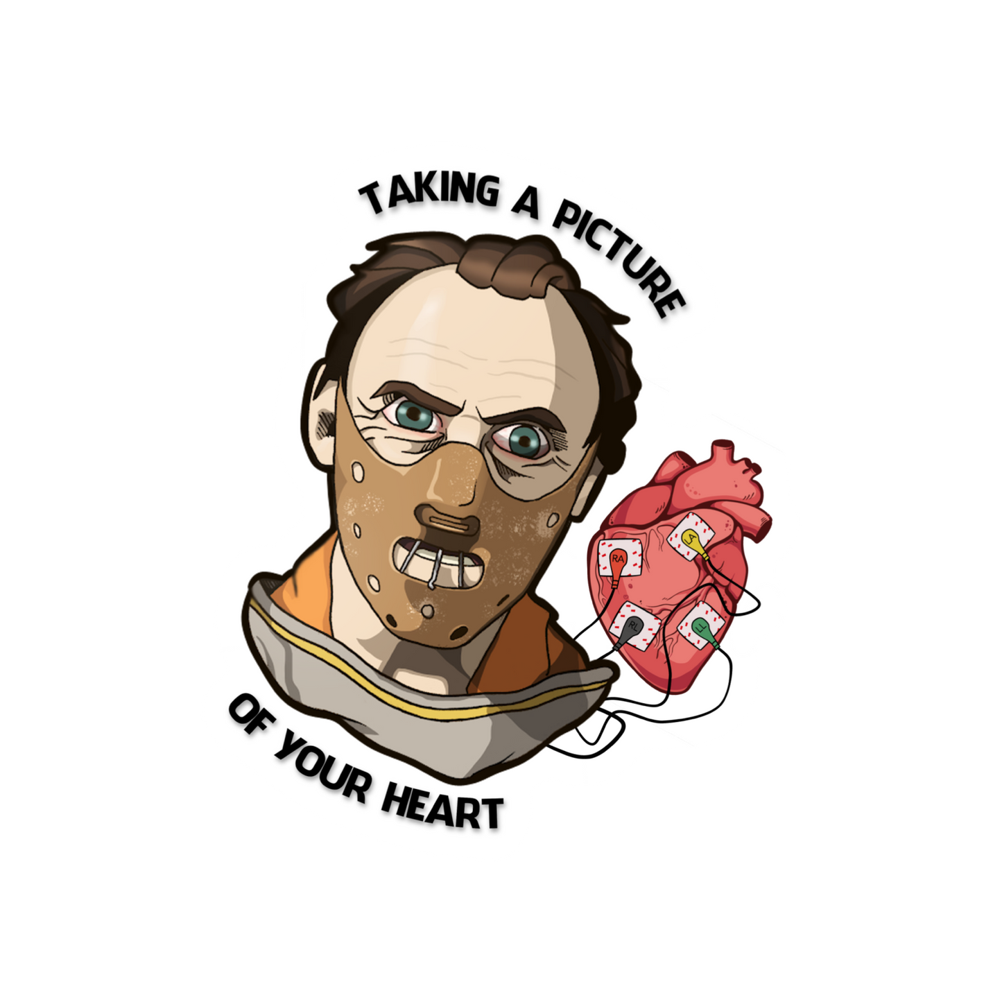 Cannibal ECG Sticker