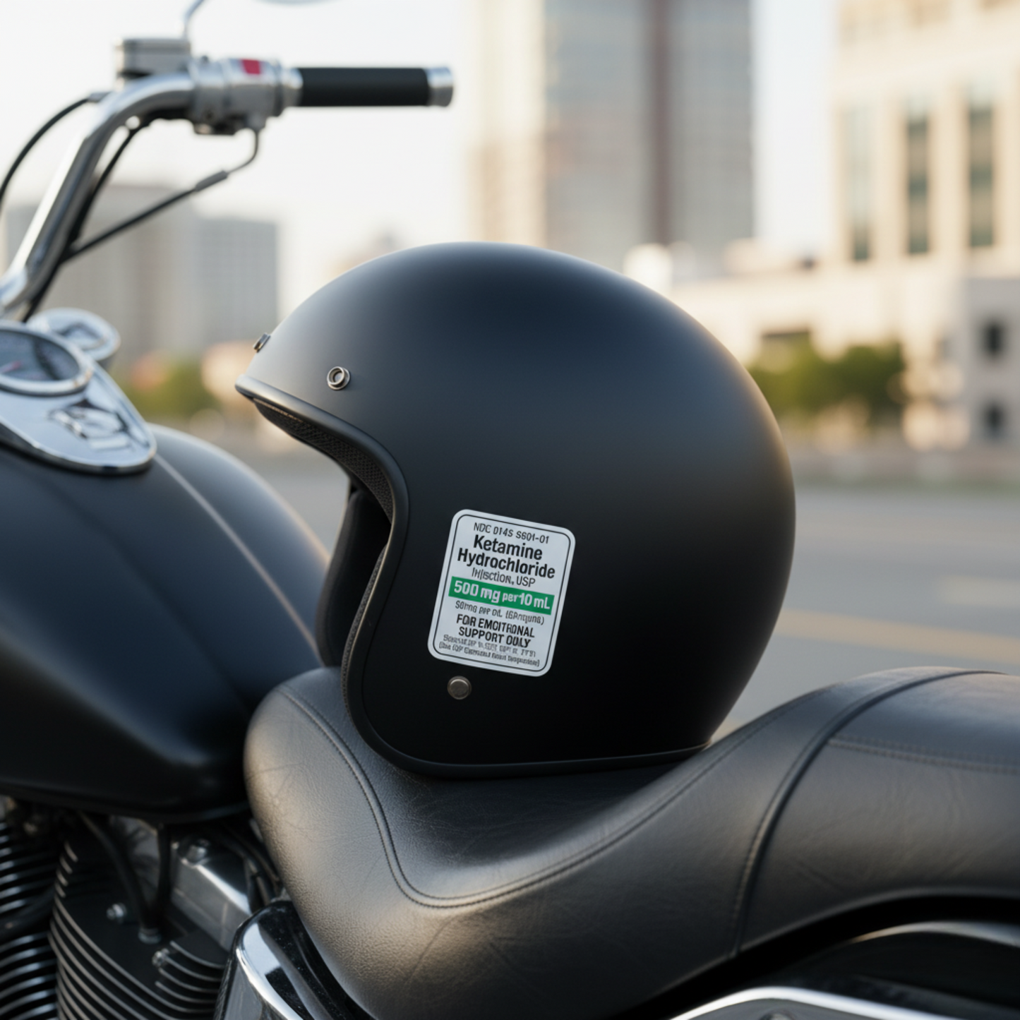 Ketamine Humor Sticker