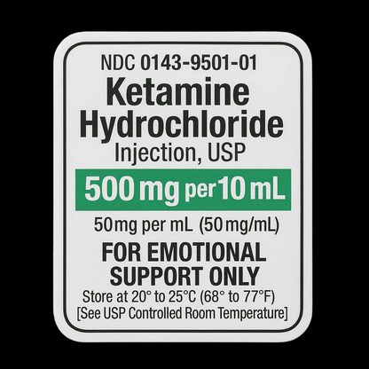 Ketamine Humor Sticker