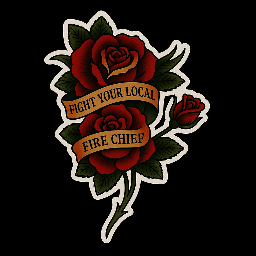 Fight Your Local Fire Chief Sticker