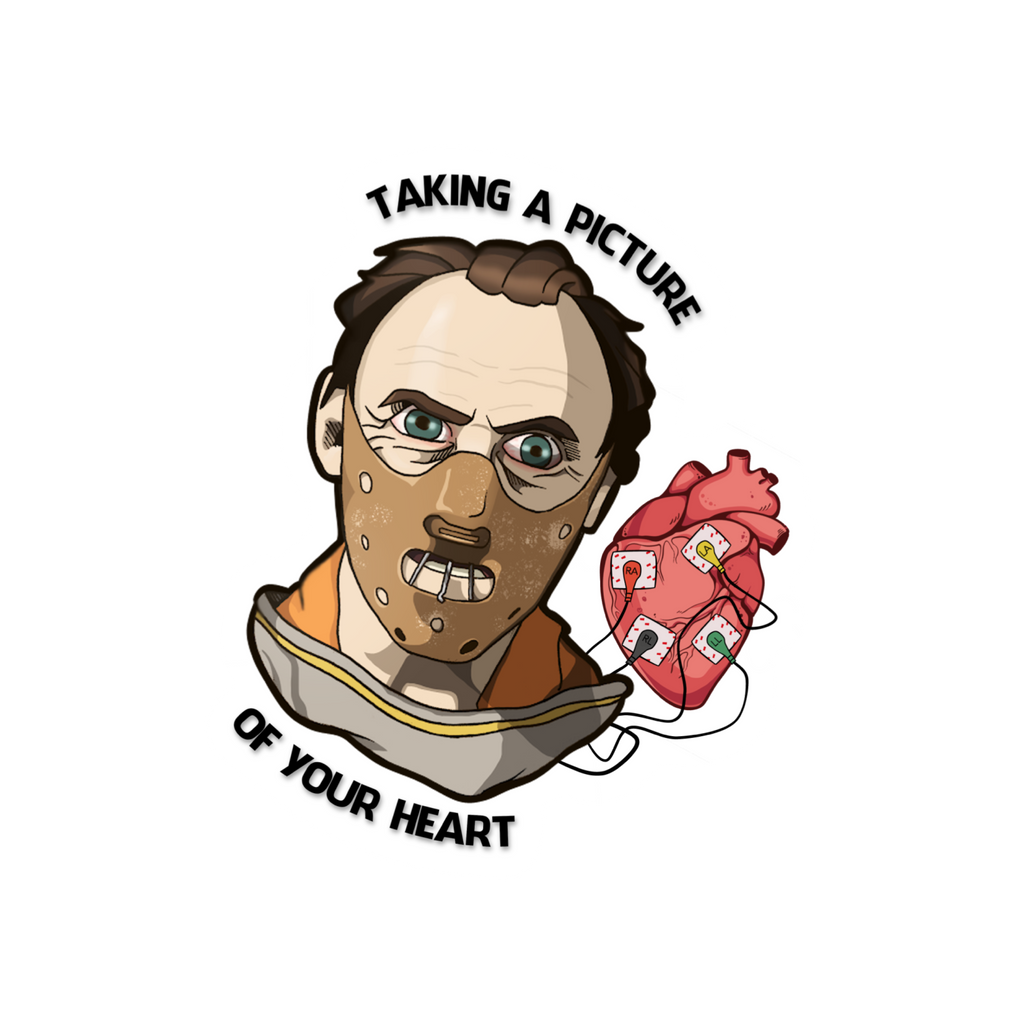 Cannibal ECG Sticker