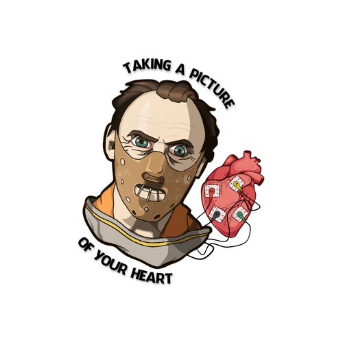 Cannibal ECG Sticker