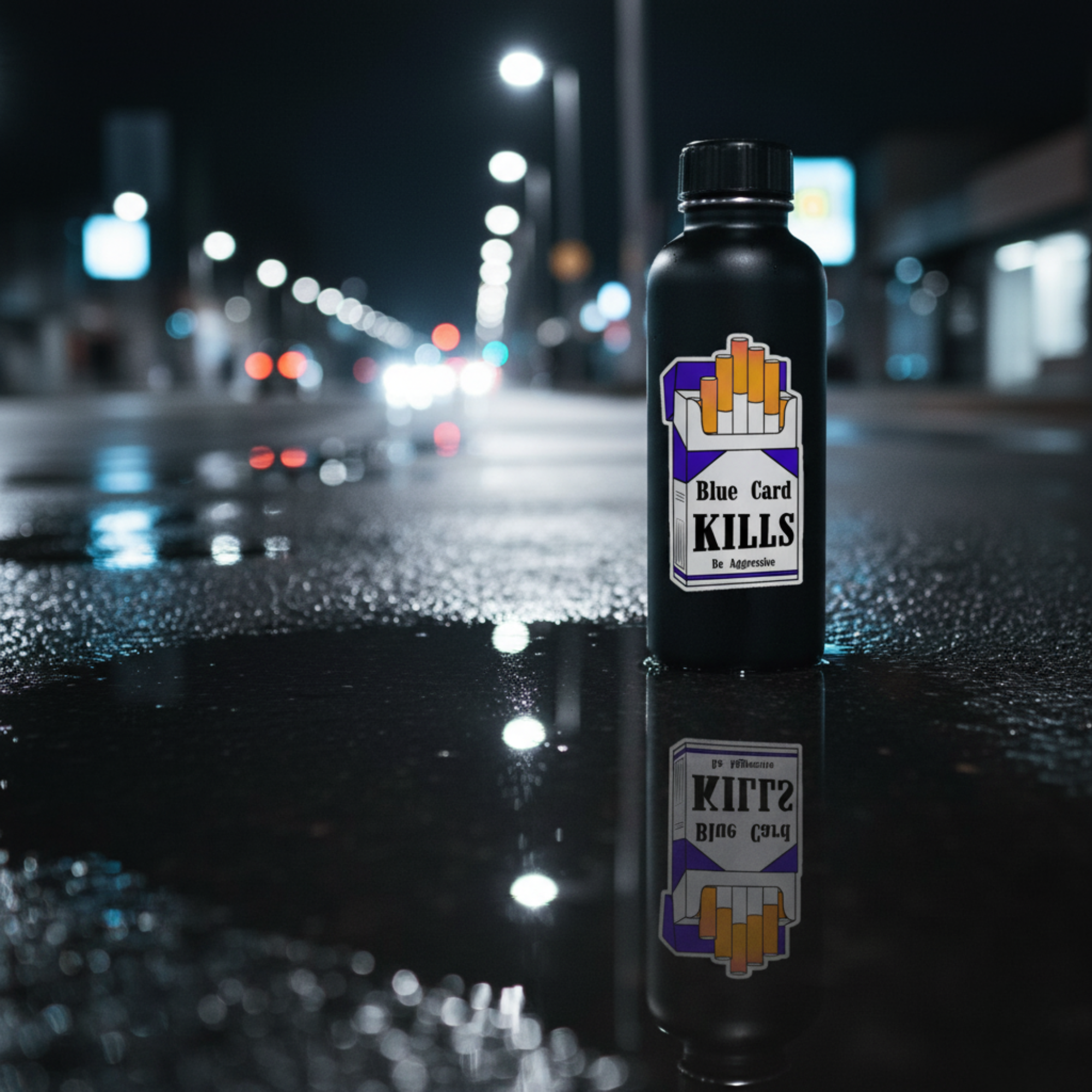 Blue Card Kills Sticker