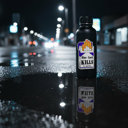 Blue Card Kills Sticker