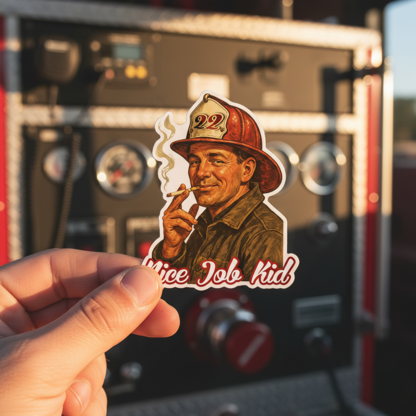 Nice Job Kid Sticker