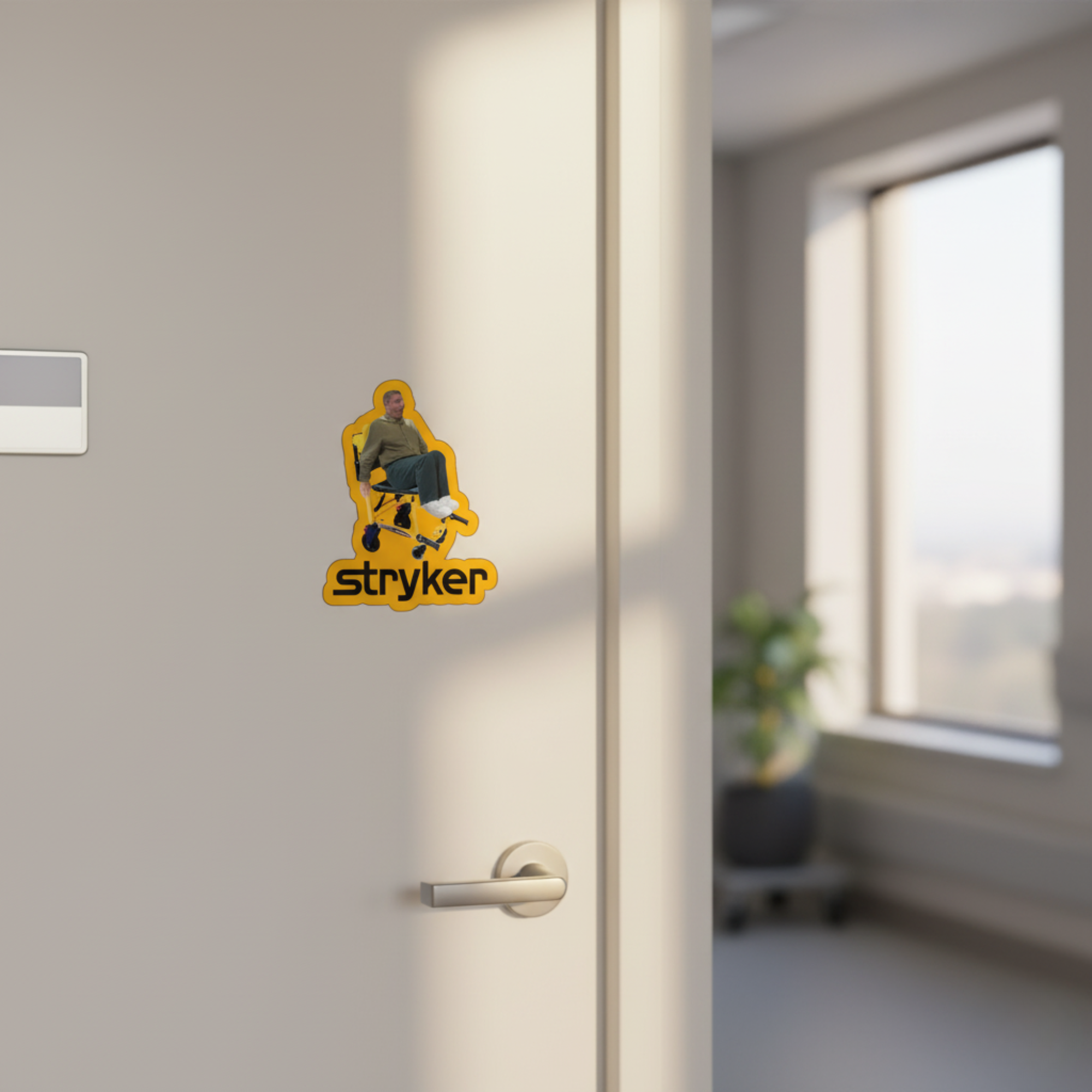 Stair Chair Screams Sticker