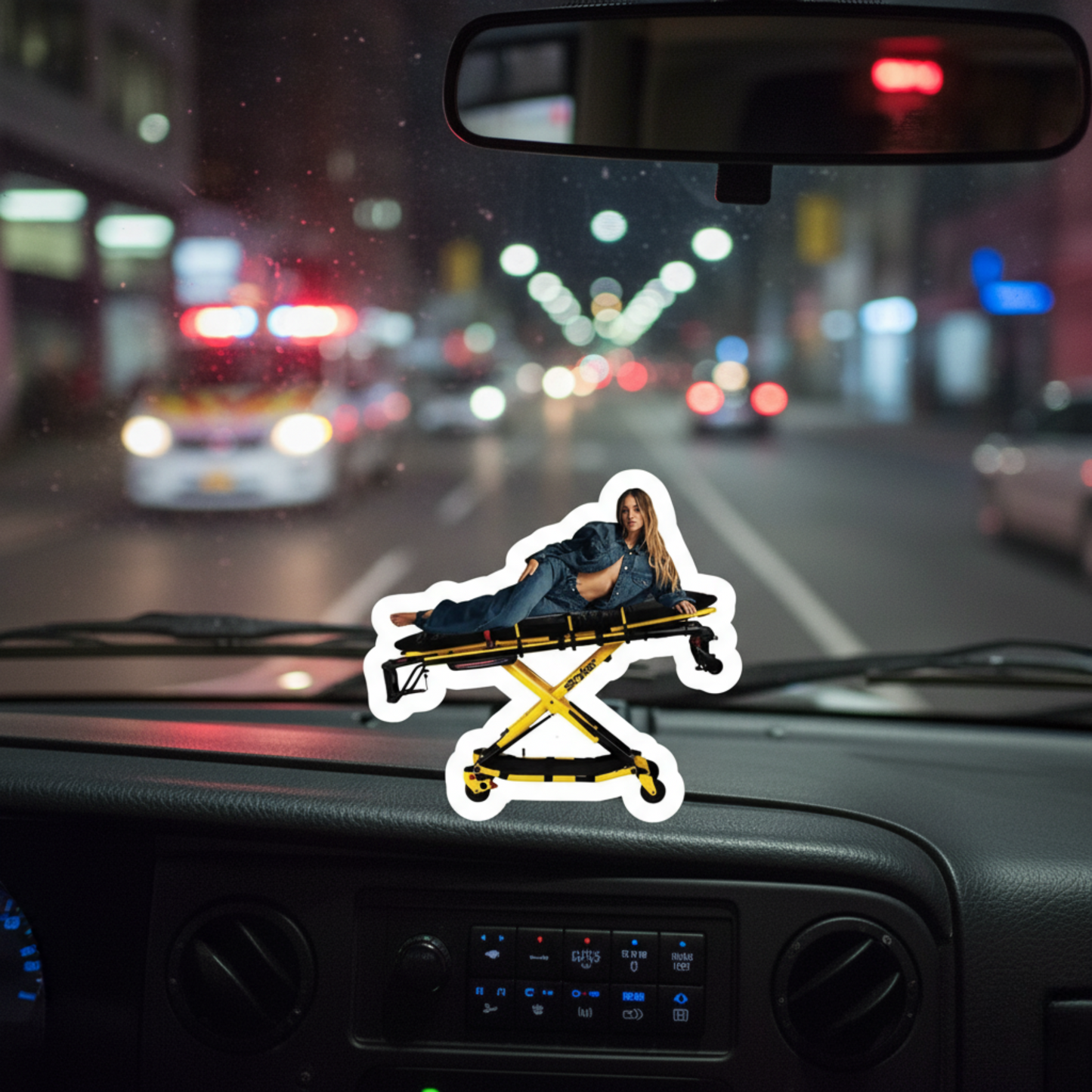 Sydney And The Rack Sticker