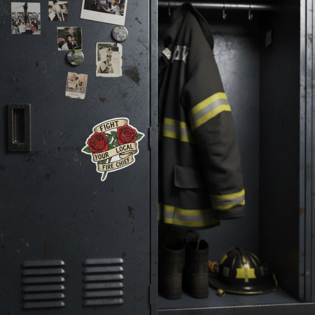 Fire Chief Sticker