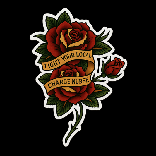 EMS Charge Nurse Sticker